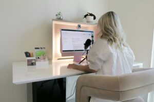 Therapist checking why her therapy website is not ranking on Google