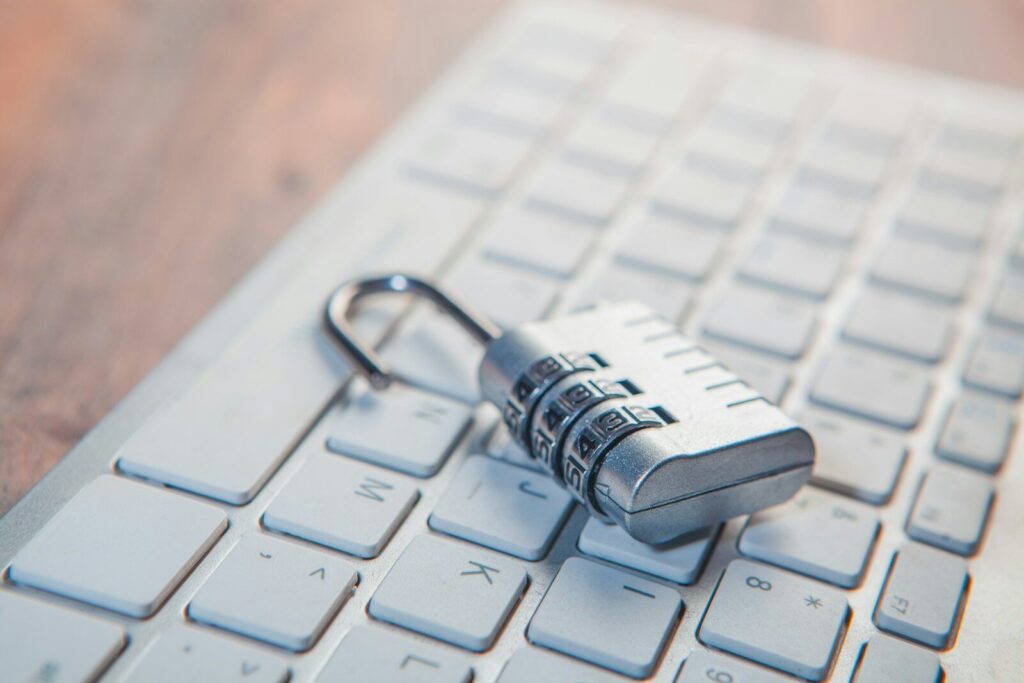Therapist website HIPAA compliance shown on laptop screen